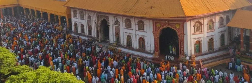 Huge gathering of Devotees at Maa Kamakhya Temple