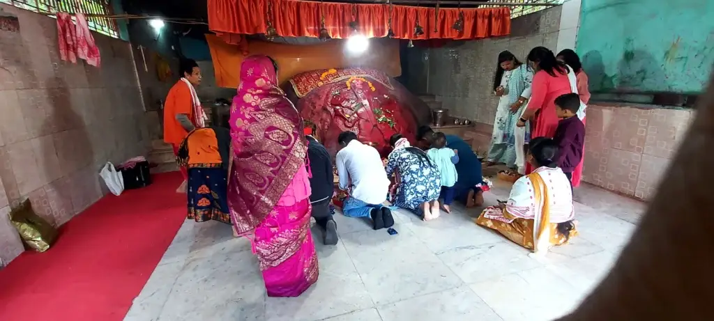 The Ganesha Temple, a serene pitstop on the way to Bhimashankar Dham, where devotees seek blessings before continuing their journey.