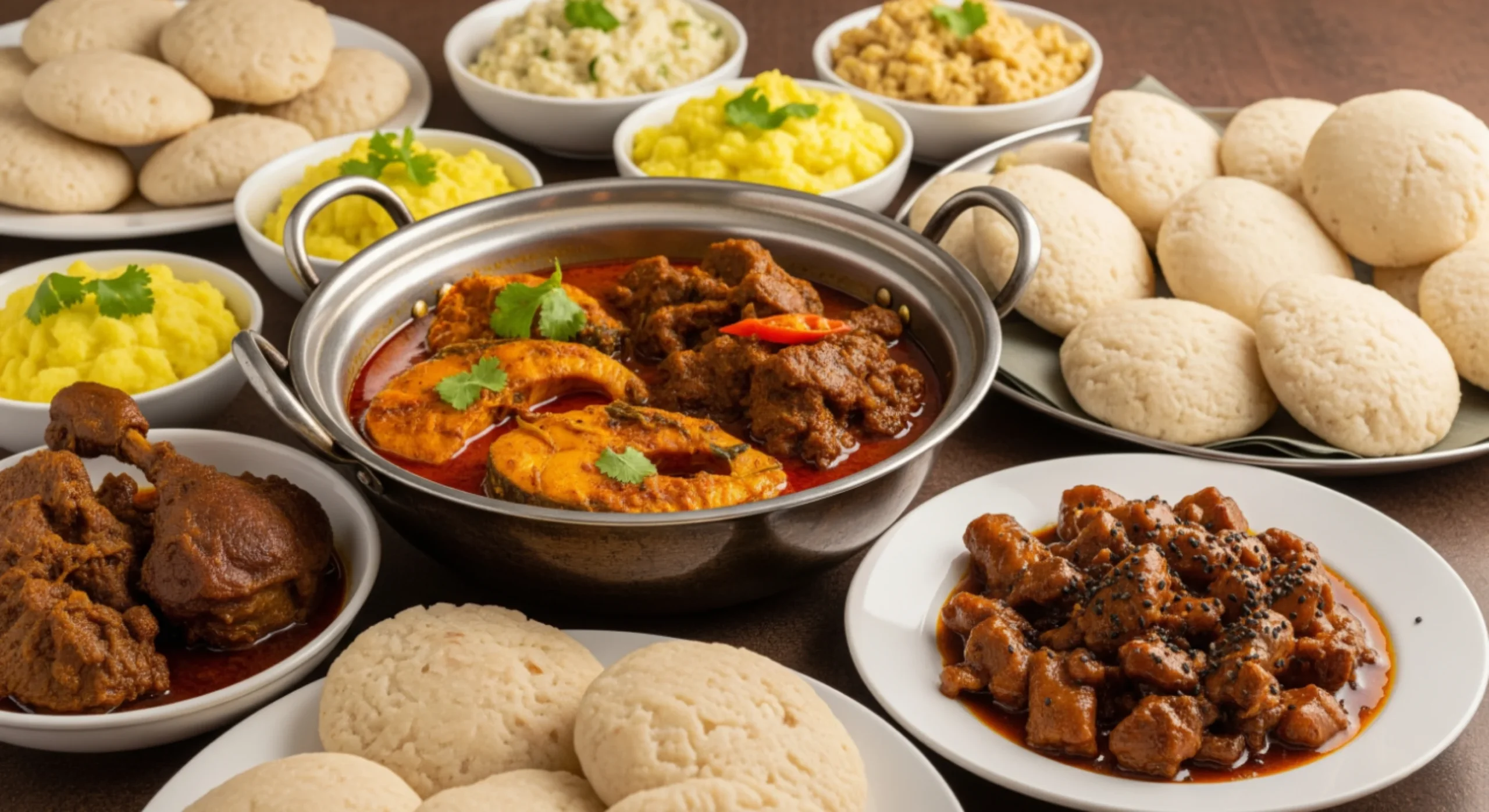 Masor Tenga, Hanhor Mangxo, Aloo Pitika, Pitha, Til Diya Gahori