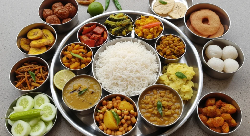 Must-Try Authentic Vegetarian Assamese Thali – A Soulful Sattvik Spread Must-Try Authentic Vegetarian Assamese Thali – A Soulful Sattvik Spread