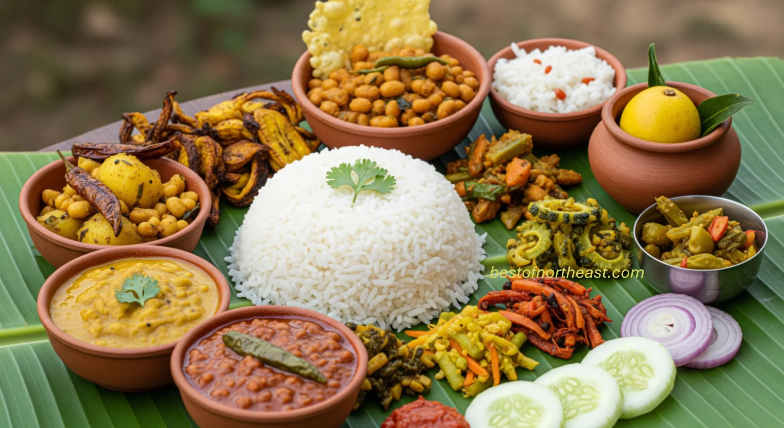 Must-Try Pure Vegetarian Assamese Thali – A Soulful Sattvik Spread