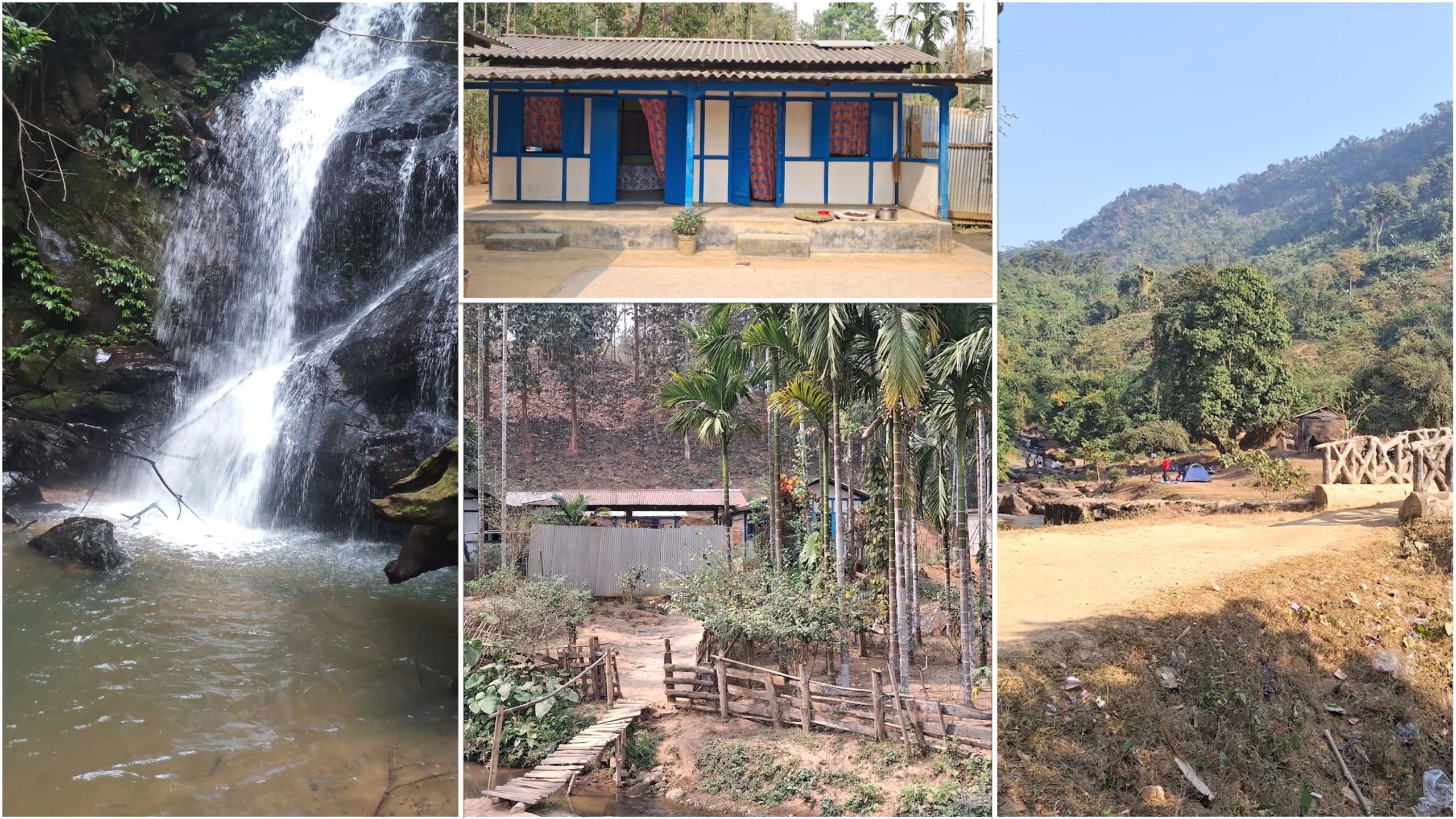 Ultimate weekend trip from Guwahati combines Theopani Waterfall, Nasiriba homestay, and Kopili river picnic spot