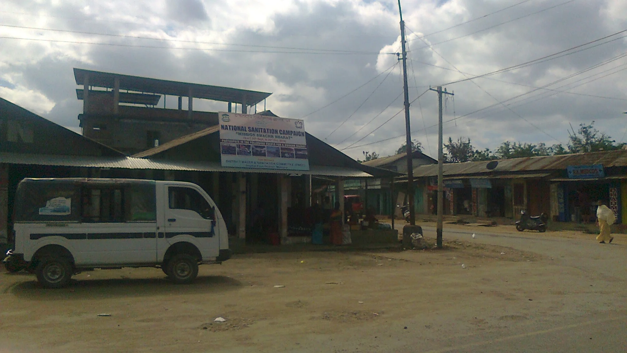 Ukhrul Manipur travel safety 2026- A market activity near Ukhrul