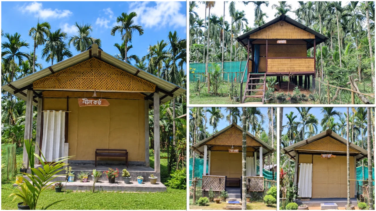 Chandubi Lake View Homestay cottages named Neelkanth, Bali Mahi, Dahi Katra and Bulbuli